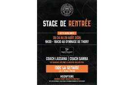 STAGE DE RENTREE - 24 au 28 Aout 2026